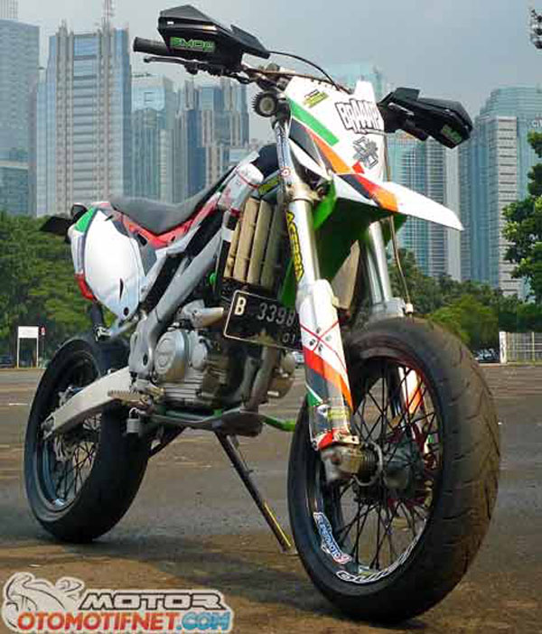 15 Gambar Modifikasi Kawasaki Klx 150 Dan D Tracker 150 Keren Modifikasi Co Id